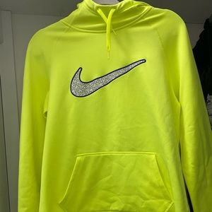 NEON YELLOW NIKE HOODIE